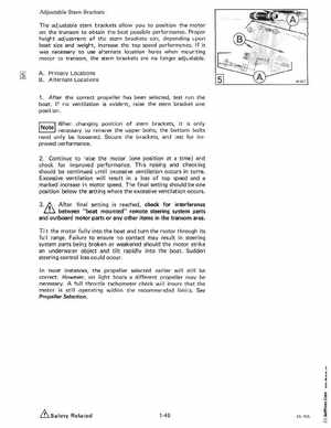 1985 OMC 65, 100 and 155 HP Models Commercial Service Manual, PN 507450-D, Page 53