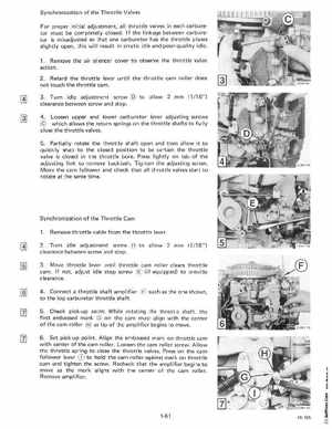 1985 OMC 65, 100 and 155 HP Models Commercial Service Manual, PN 507450-D, Page 65