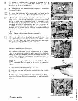 1985 OMC 65, 100 and 155 HP Models Commercial Service Manual, PN 507450-D, Page 66