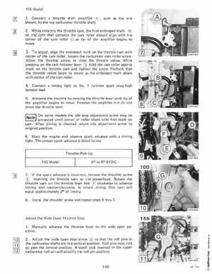 1985 OMC 65, 100 and 155 HP Models Commercial Service Manual, PN 507450-D, Page 70