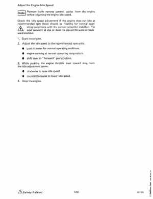 1985 OMC 65, 100 and 155 HP Models Commercial Service Manual, PN 507450-D, Page 72