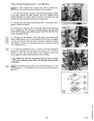 1985 OMC 65, 100 and 155 HP Models Commercial Service Manual, PN 507450-D, Page 101