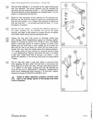 1985 OMC 65, 100 and 155 HP Models Commercial Service Manual, PN 507450-D, Page 106