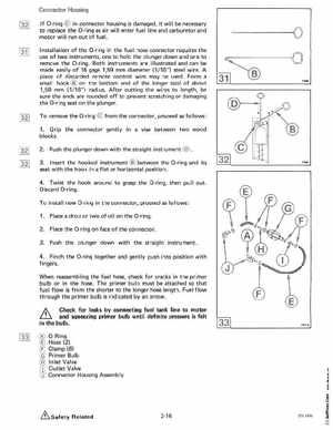 1985 OMC 65, 100 and 155 HP Models Commercial Service Manual, PN 507450-D, Page 109