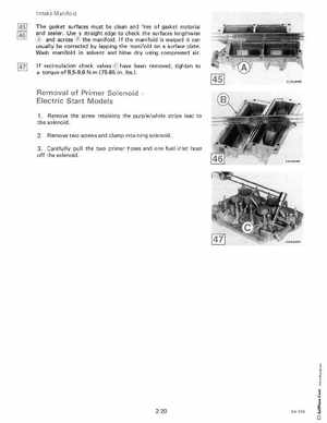 1985 OMC 65, 100 and 155 HP Models Commercial Service Manual, PN 507450-D, Page 113