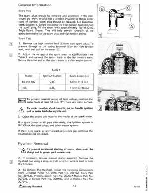 1985 OMC 65, 100 and 155 HP Models Commercial Service Manual, PN 507450-D, Page 134