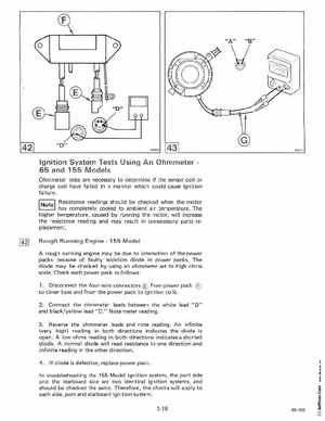 1985 OMC 65, 100 and 155 HP Models Commercial Service Manual, PN 507450-D, Page 149
