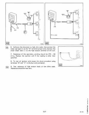 1985 OMC 65, 100 and 155 HP Models Commercial Service Manual, PN 507450-D, Page 152