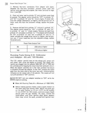 1985 OMC 65, 100 and 155 HP Models Commercial Service Manual, PN 507450-D, Page 158