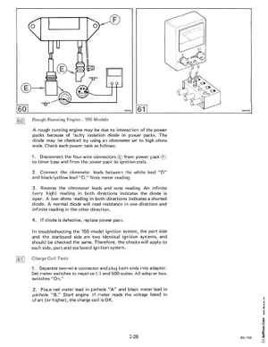 1985 OMC 65, 100 and 155 HP Models Commercial Service Manual, PN 507450-D, Page 159