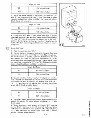 1985 OMC 65, 100 and 155 HP Models Commercial Service Manual, PN 507450-D, Page 160