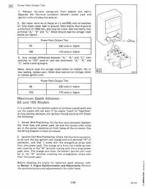 1985 OMC 65, 100 and 155 HP Models Commercial Service Manual, PN 507450-D, Page 161