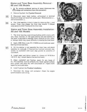 1985 OMC 65, 100 and 155 HP Models Commercial Service Manual, PN 507450-D, Page 163