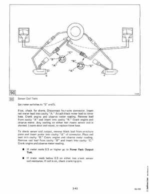 1985 OMC 65, 100 and 155 HP Models Commercial Service Manual, PN 507450-D, Page 176