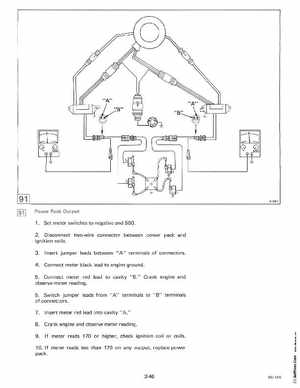 1985 OMC 65, 100 and 155 HP Models Commercial Service Manual, PN 507450-D, Page 177