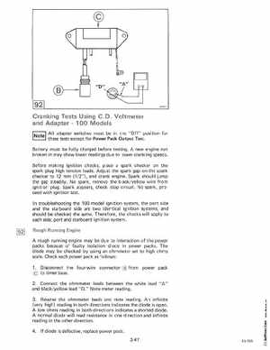 1985 OMC 65, 100 and 155 HP Models Commercial Service Manual, PN 507450-D, Page 178