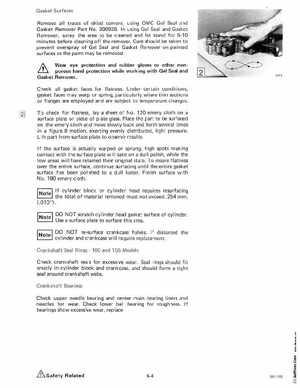 1985 OMC 65, 100 and 155 HP Models Commercial Service Manual, PN 507450-D, Page 188