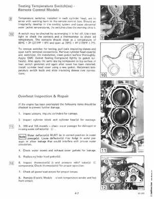 1985 OMC 65, 100 and 155 HP Models Commercial Service Manual, PN 507450-D, Page 191