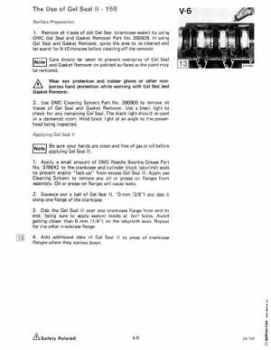 1985 OMC 65, 100 and 155 HP Models Commercial Service Manual, PN 507450-D, Page 192
