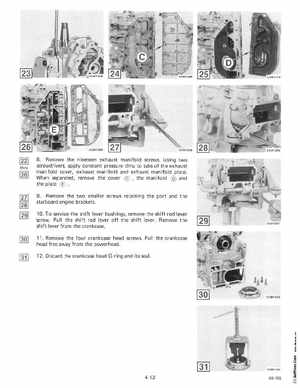 1985 OMC 65, 100 and 155 HP Models Commercial Service Manual, PN 507450-D, Page 197