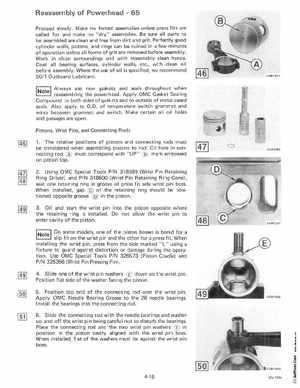 1985 OMC 65, 100 and 155 HP Models Commercial Service Manual, PN 507450-D, Page 200