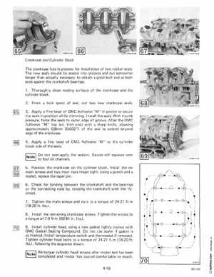 1985 OMC 65, 100 and 155 HP Models Commercial Service Manual, PN 507450-D, Page 203