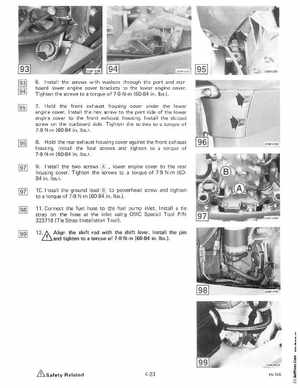1985 OMC 65, 100 and 155 HP Models Commercial Service Manual, PN 507450-D, Page 207