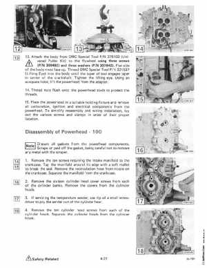 1985 OMC 65, 100 and 155 HP Models Commercial Service Manual, PN 507450-D, Page 211