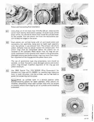 1985 OMC 65, 100 and 155 HP Models Commercial Service Manual, PN 507450-D, Page 218