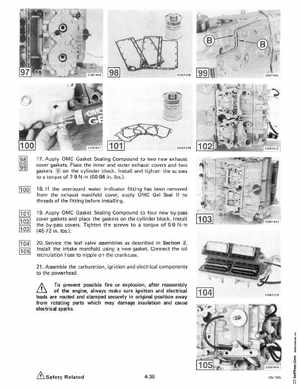 1985 OMC 65, 100 and 155 HP Models Commercial Service Manual, PN 507450-D, Page 223