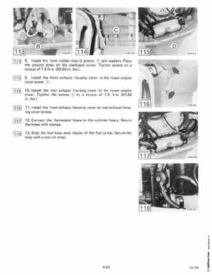 1985 OMC 65, 100 and 155 HP Models Commercial Service Manual, PN 507450-D, Page 225