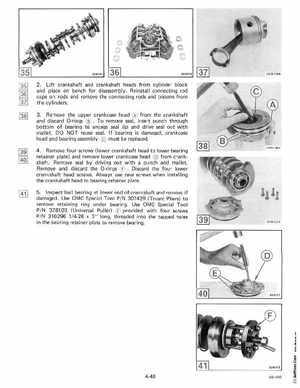 1985 OMC 65, 100 and 155 HP Models Commercial Service Manual, PN 507450-D, Page 232