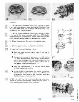 1985 OMC 65, 100 and 155 HP Models Commercial Service Manual, PN 507450-D, Page 237