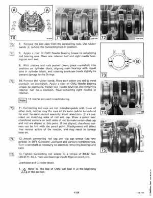 1985 OMC 65, 100 and 155 HP Models Commercial Service Manual, PN 507450-D, Page 238