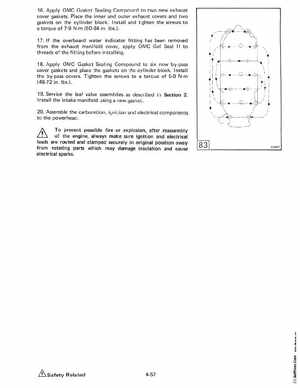 1985 OMC 65, 100 and 155 HP Models Commercial Service Manual, PN 507450-D, Page 241