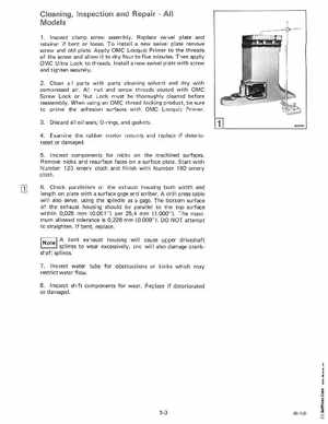 1985 OMC 65, 100 and 155 HP Models Commercial Service Manual, PN 507450-D, Page 246