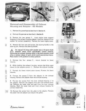 1985 OMC 65, 100 and 155 HP Models Commercial Service Manual, PN 507450-D, Page 247