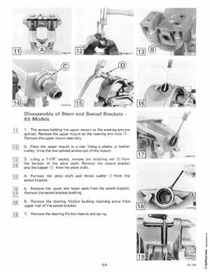1985 OMC 65, 100 and 155 HP Models Commercial Service Manual, PN 507450-D, Page 249