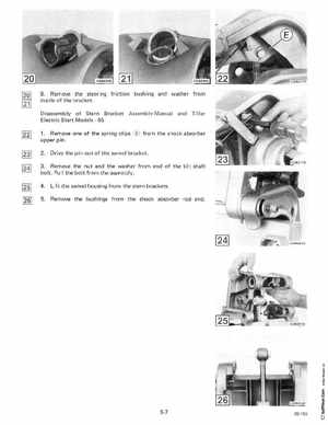 1985 OMC 65, 100 and 155 HP Models Commercial Service Manual, PN 507450-D, Page 250