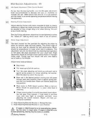 1985 OMC 65, 100 and 155 HP Models Commercial Service Manual, PN 507450-D, Page 258