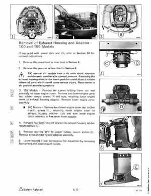 1985 OMC 65, 100 and 155 HP Models Commercial Service Manual, PN 507450-D, Page 260