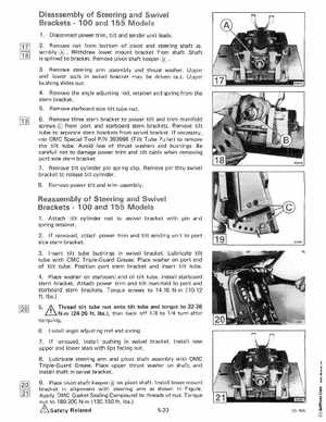 1985 OMC 65, 100 and 155 HP Models Commercial Service Manual, PN 507450-D, Page 263