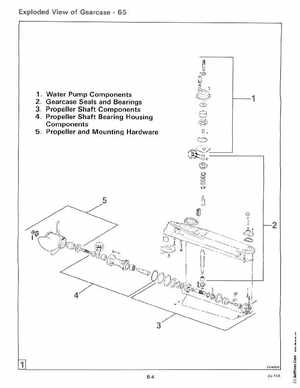 1985 OMC 65, 100 and 155 HP Models Commercial Service Manual, PN 507450-D, Page 268