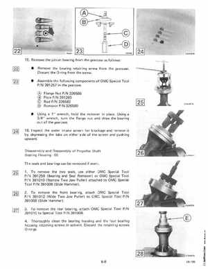 1985 OMC 65, 100 and 155 HP Models Commercial Service Manual, PN 507450-D, Page 272