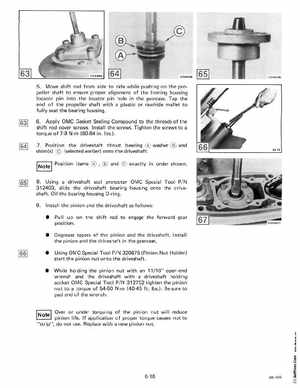1985 OMC 65, 100 and 155 HP Models Commercial Service Manual, PN 507450-D, Page 280