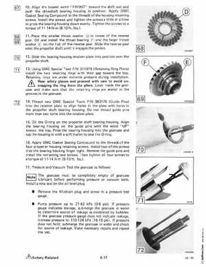 1985 OMC 65, 100 and 155 HP Models Commercial Service Manual, PN 507450-D, Page 281
