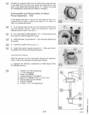 1985 OMC 65, 100 and 155 HP Models Commercial Service Manual, PN 507450-D, Page 295