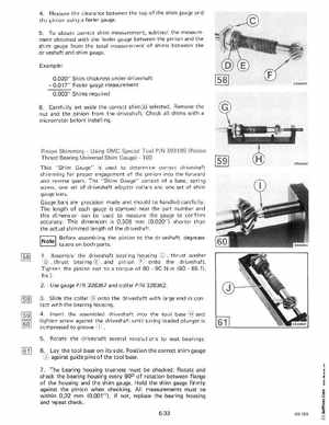 1985 OMC 65, 100 and 155 HP Models Commercial Service Manual, PN 507450-D, Page 297