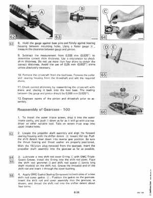 1985 OMC 65, 100 and 155 HP Models Commercial Service Manual, PN 507450-D, Page 298