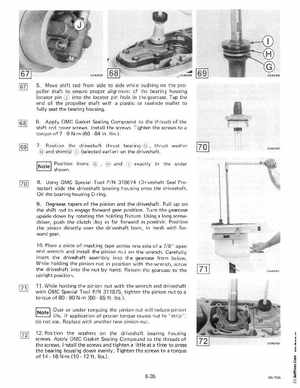 1985 OMC 65, 100 and 155 HP Models Commercial Service Manual, PN 507450-D, Page 299